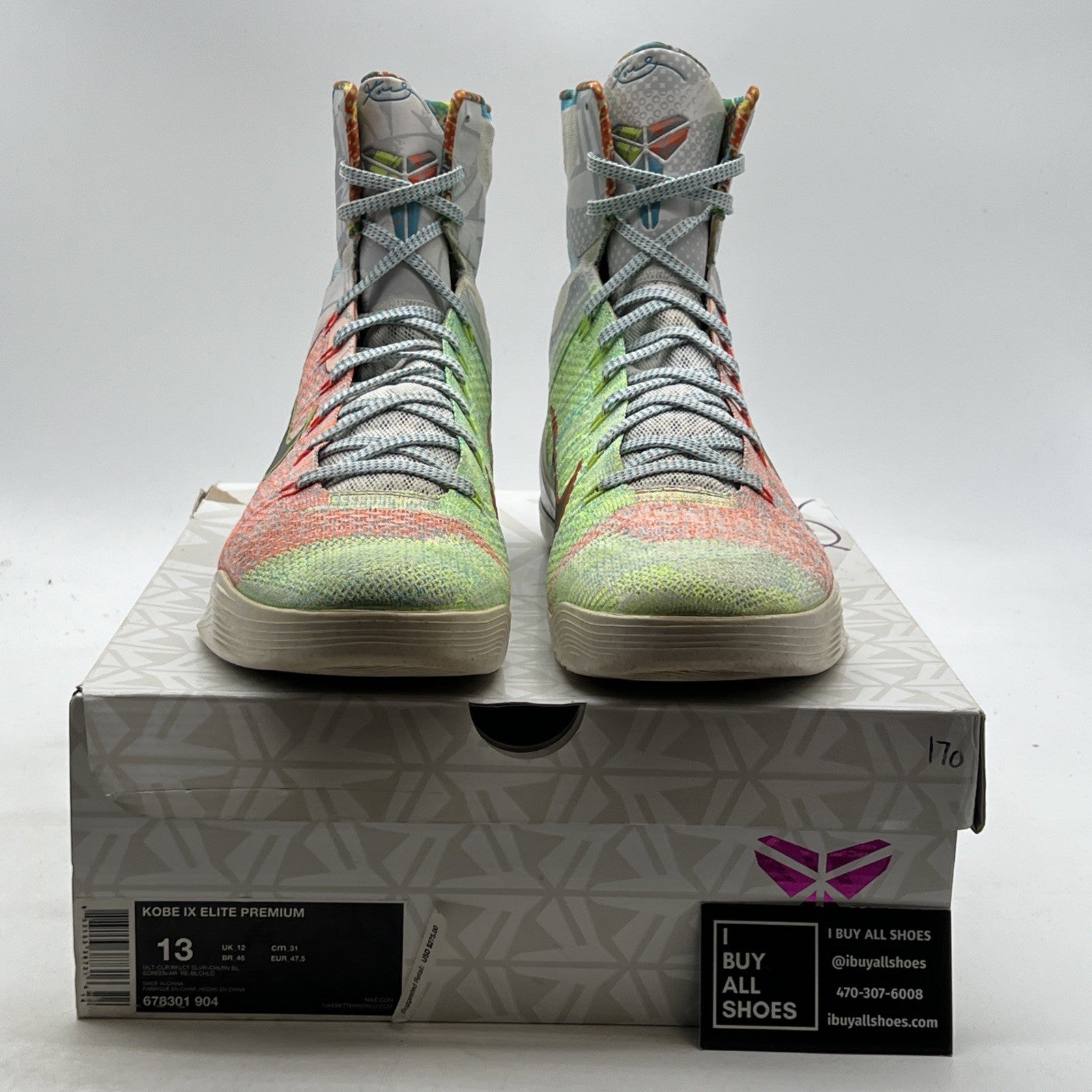 Size 13 - Nike Kobe 9 Elite Premium What The Kobe (678301-904)