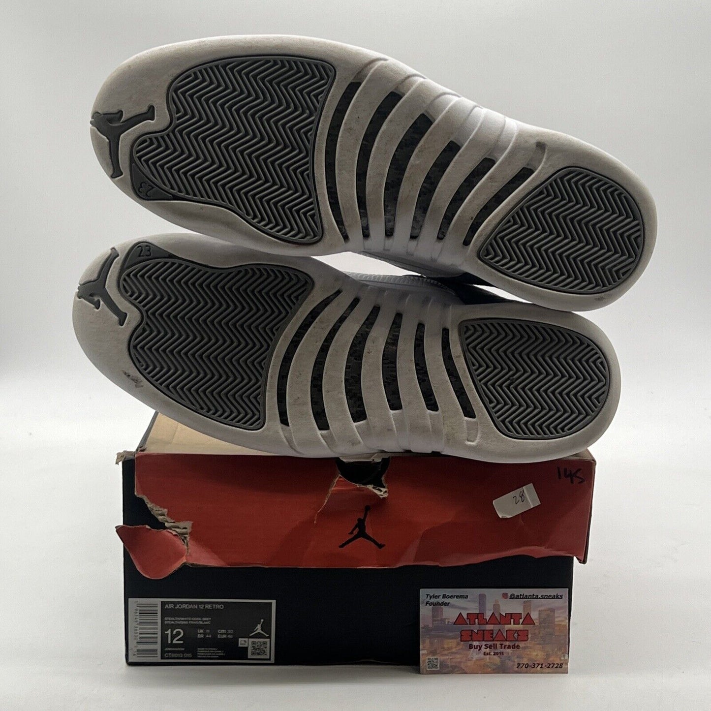 Size 12 - Air Jordan 12 Stealth 2022 (CT8013-015)