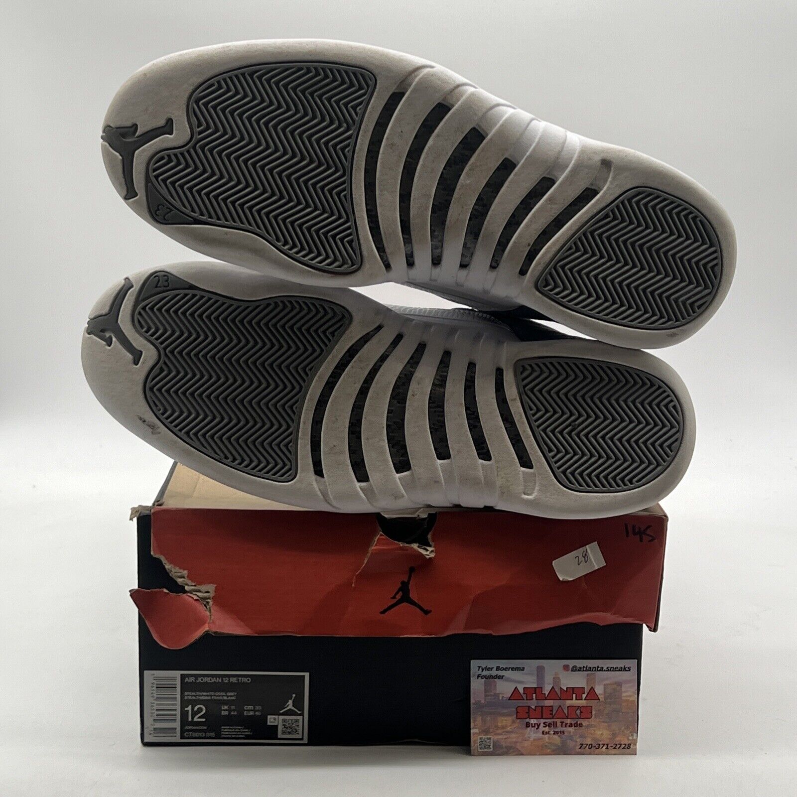 Size 12 - Air Jordan 12 Stealth 2022 (CT8013-015)