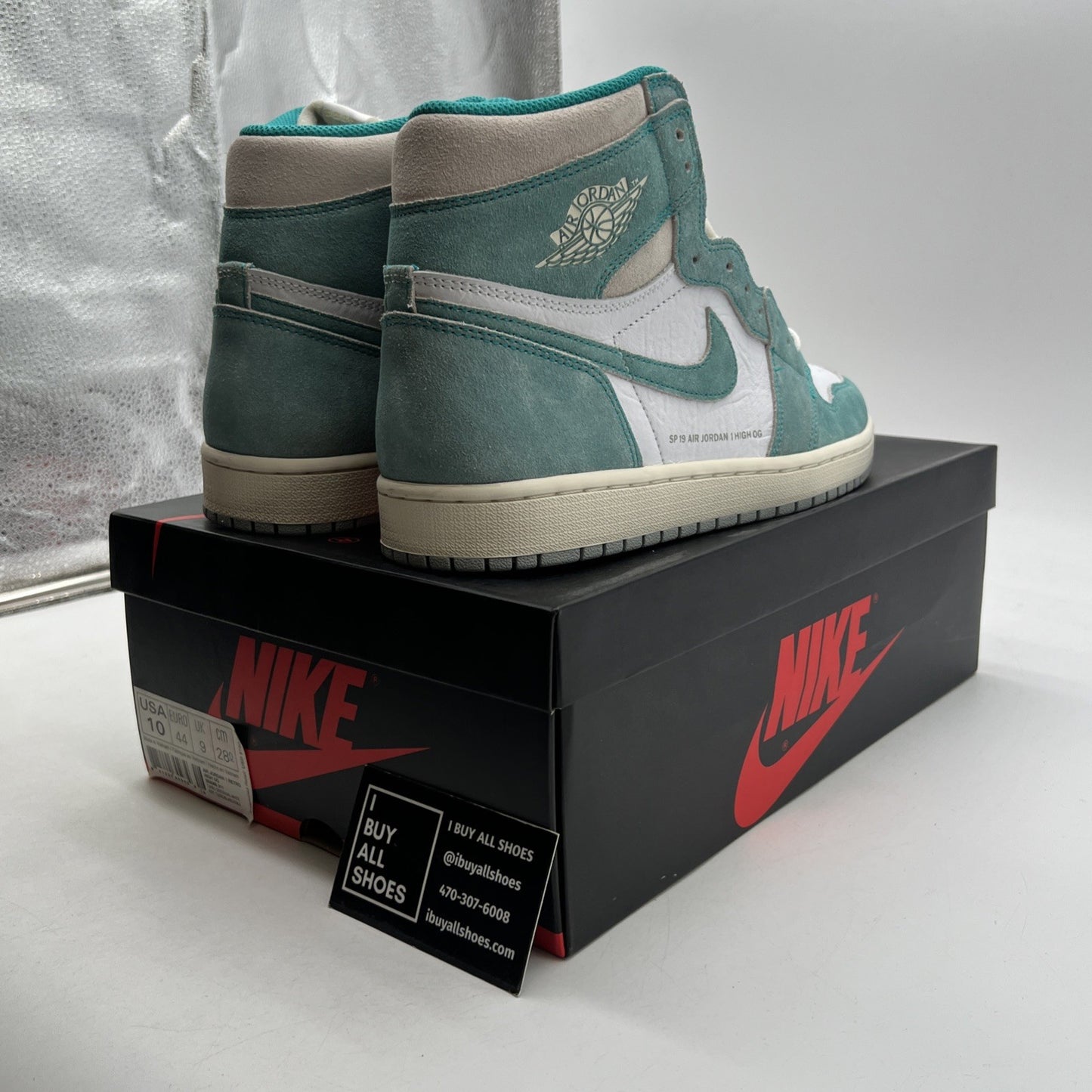 Size 10 - Air Jordan 1 Retro OG High Turbo Green (555088-311)