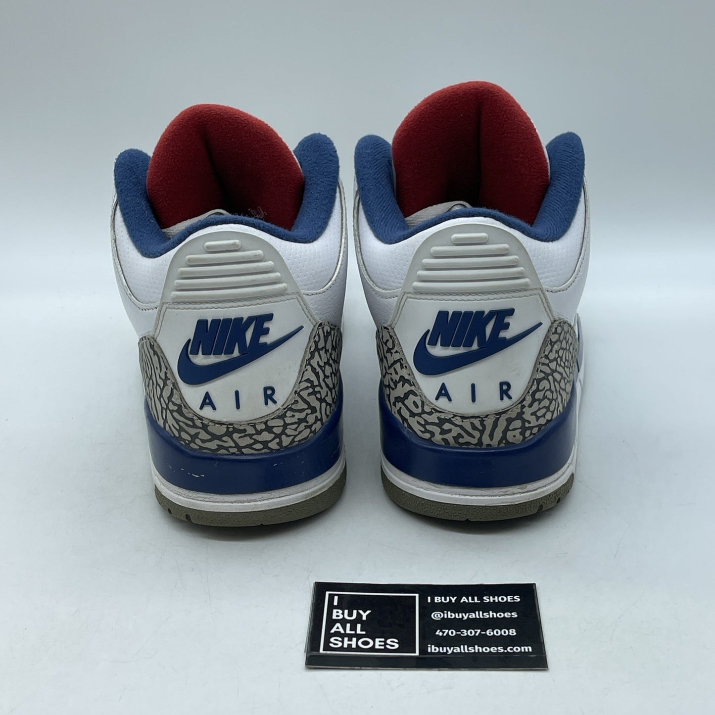Size 10.5 - Jordan 3 Retro OG Mid True Blue Black Grey Suede Leather (854262-106