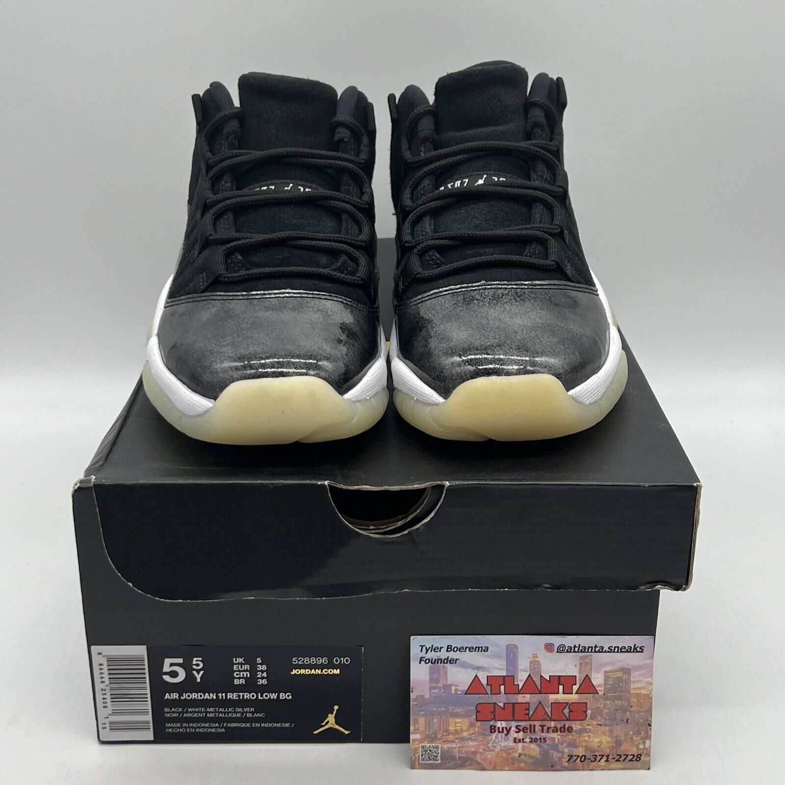 Size 5.5 - Jordan 11 Retro Low Barons 2017 Brand New Og All