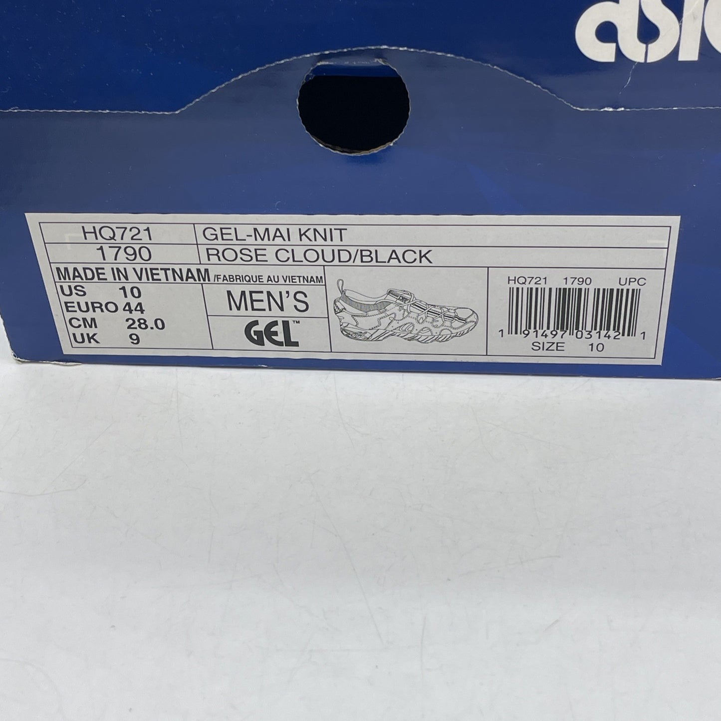 Size 10 - Patta x Asics Gel Mai Knit Rose Cloud (HQ721)