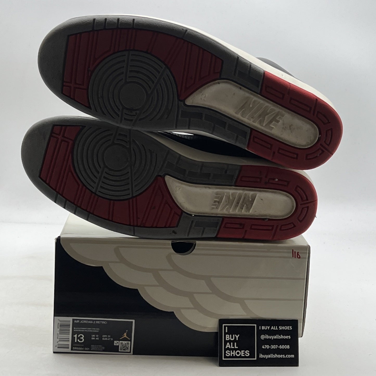 Size 13 - Air Jordan 2 Retro Black Cement (DR8884-001)