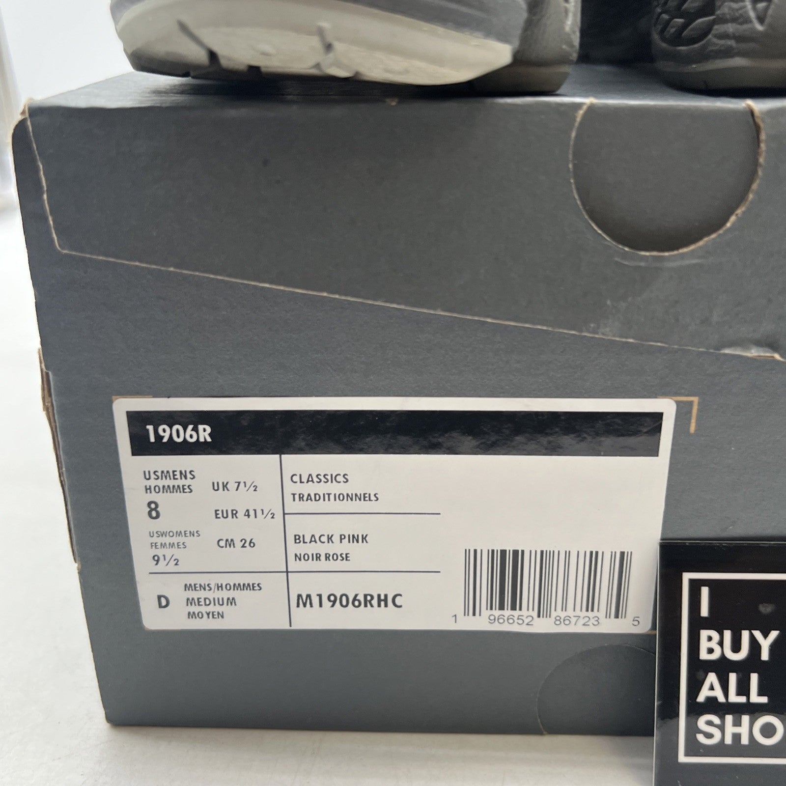 Size 8 - New Balance 1906R Black Pink Moon (M1906RHC)