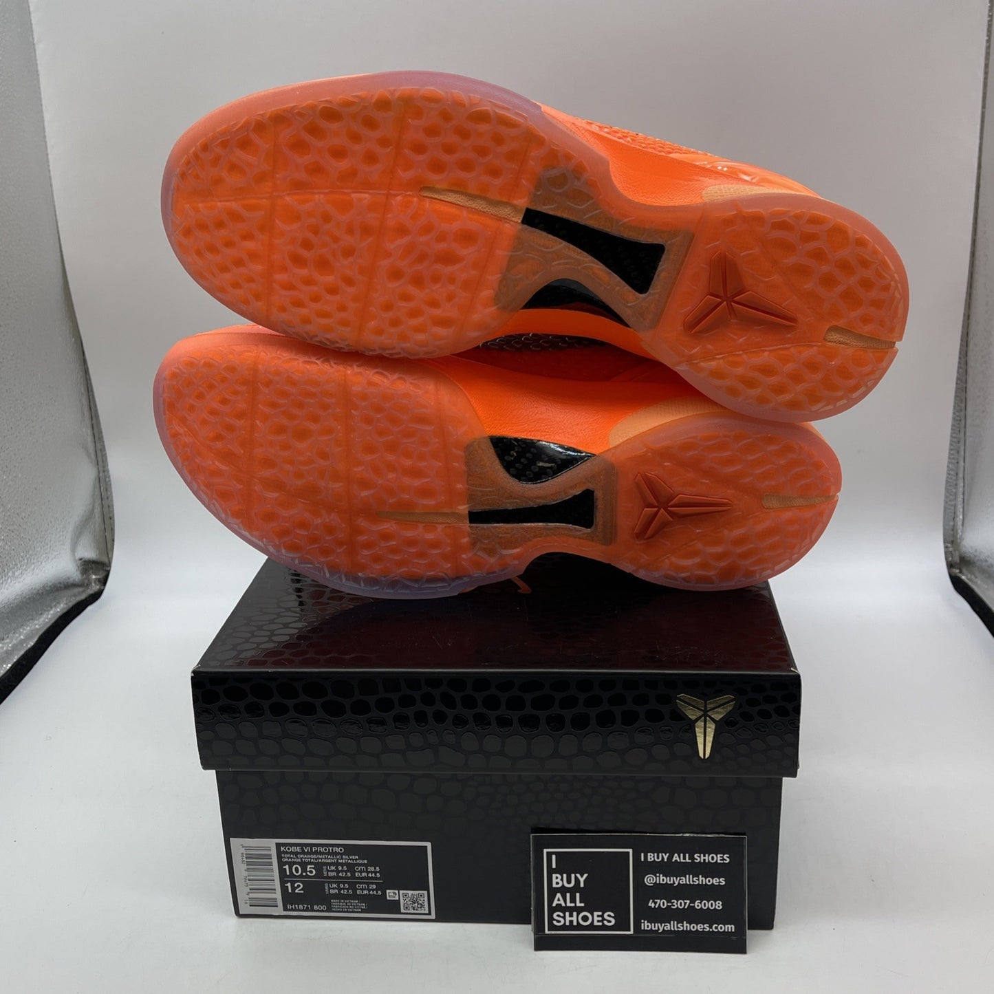 Size 10.5 - Nike Zoom Kobe 6 Protro Total Orange Leather (IH1871-800)