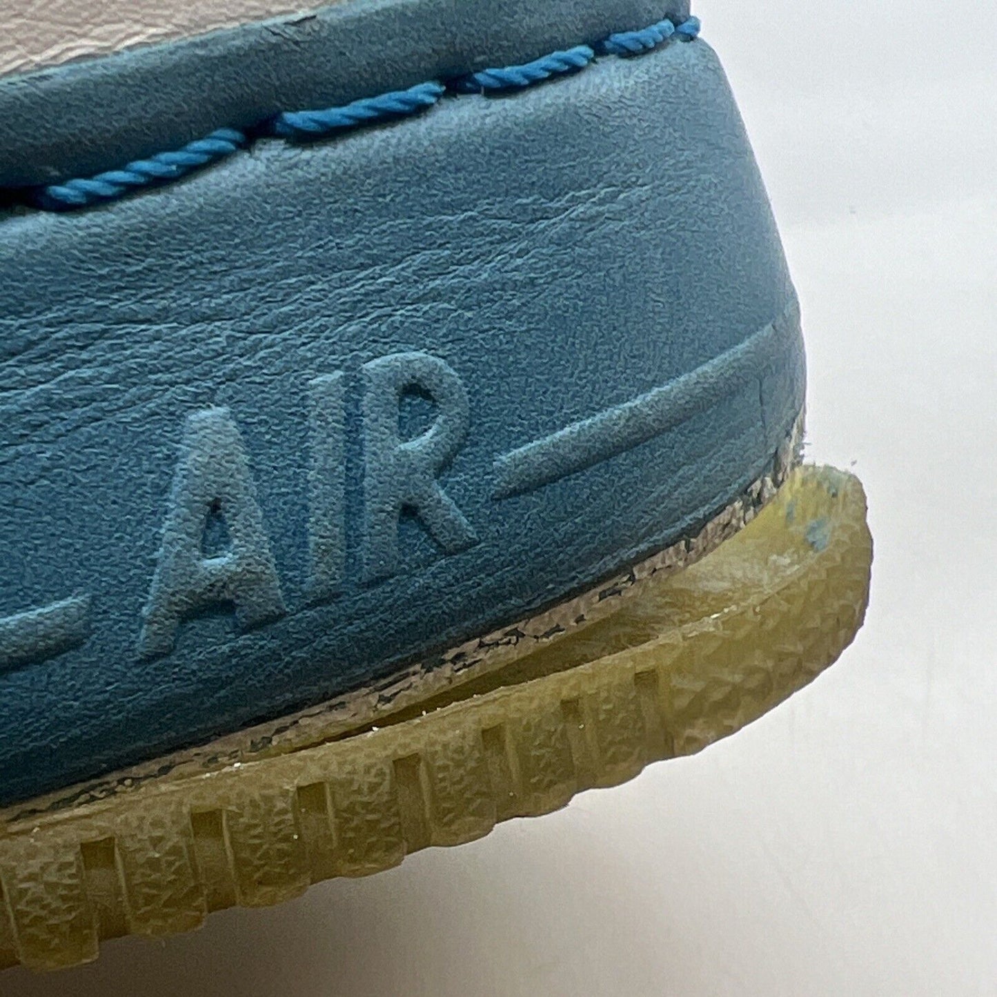 Size 12 - Nike Air Force 1 Hi Spm I/O 07 White W Blue Tan Leather  (316656-111)