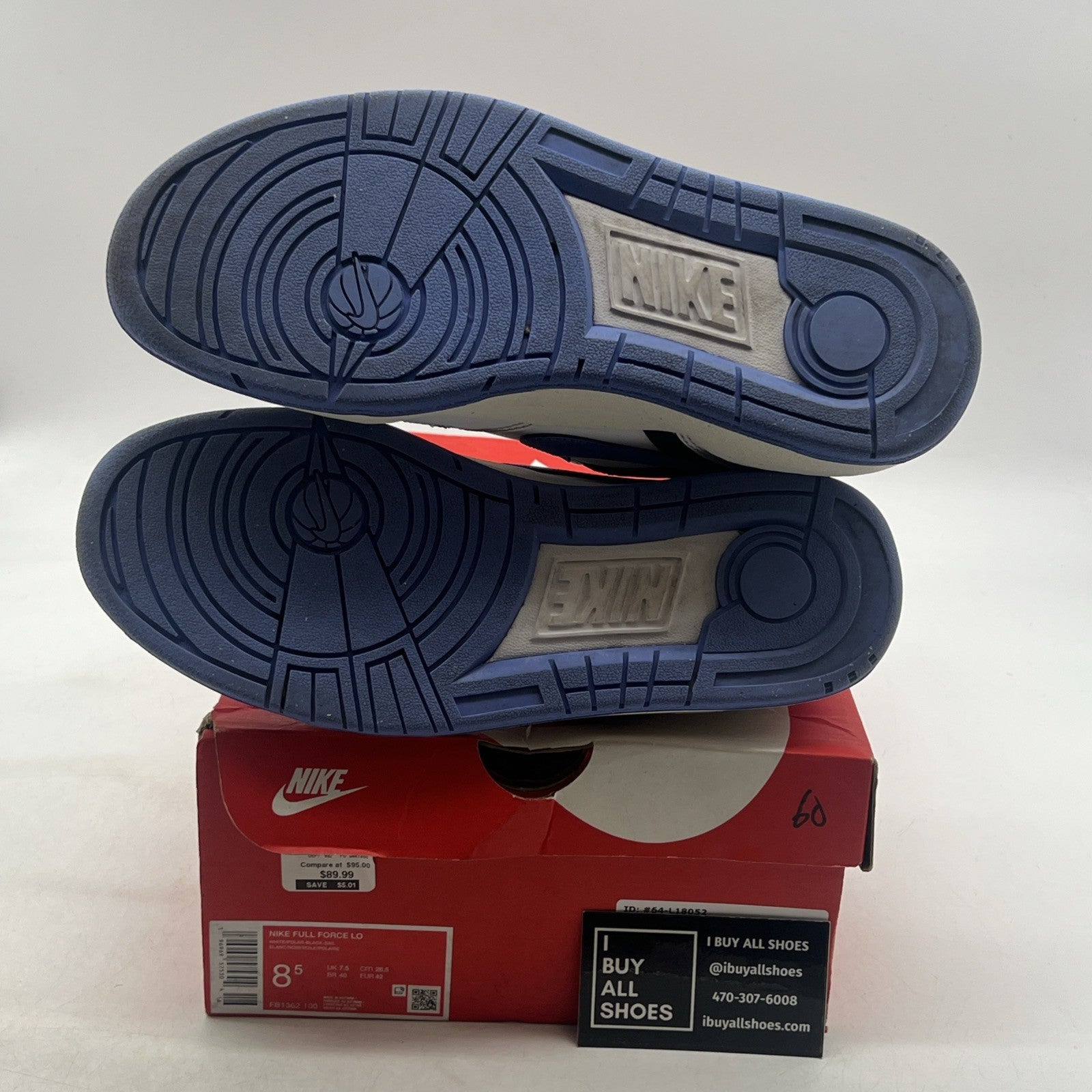 Size 8.5 - Nike Full Force Low Polar (FB1362-100)