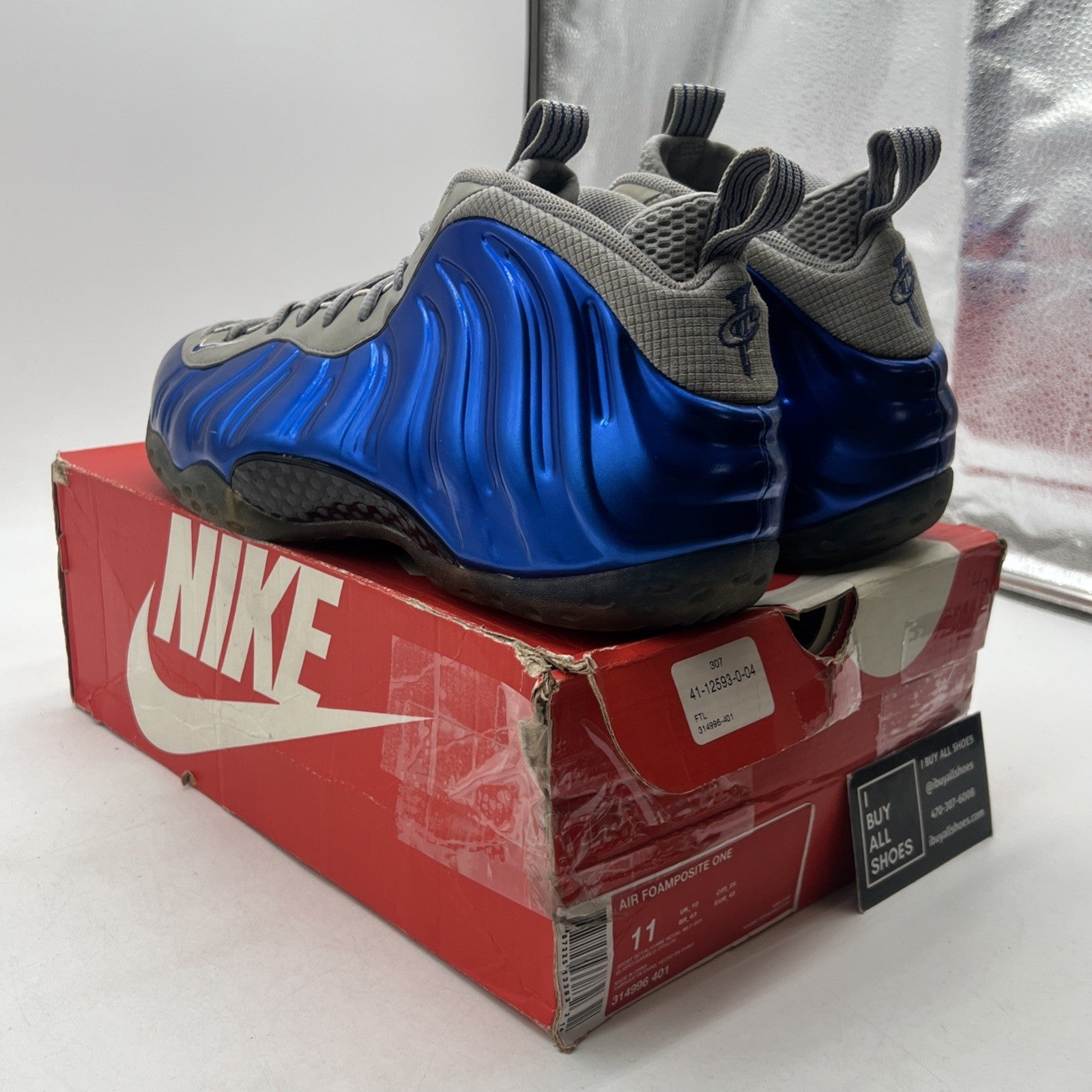 Size 11 - Nike Air Foamposite One Sport Royal (314996-401)