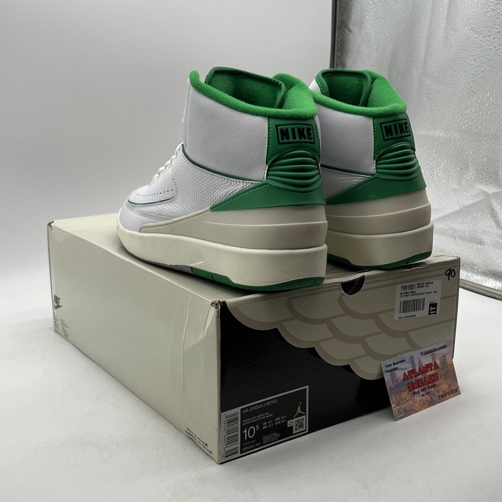 Size 10.5 - Jordan 2 Retro Lucky Green (DR8884-103)