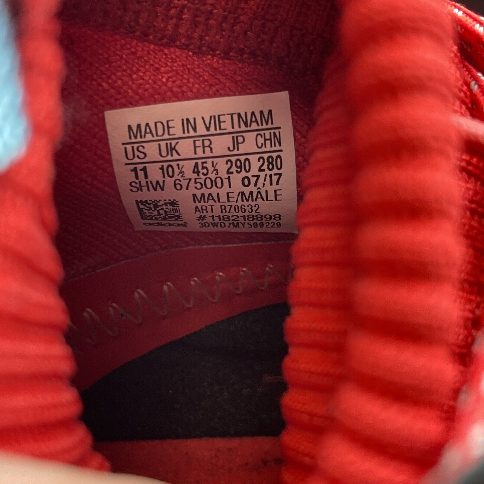 Size 11 - adidas NMD_XR1 Winter Mid Scarlet Red White Black Blue (BZ0632)