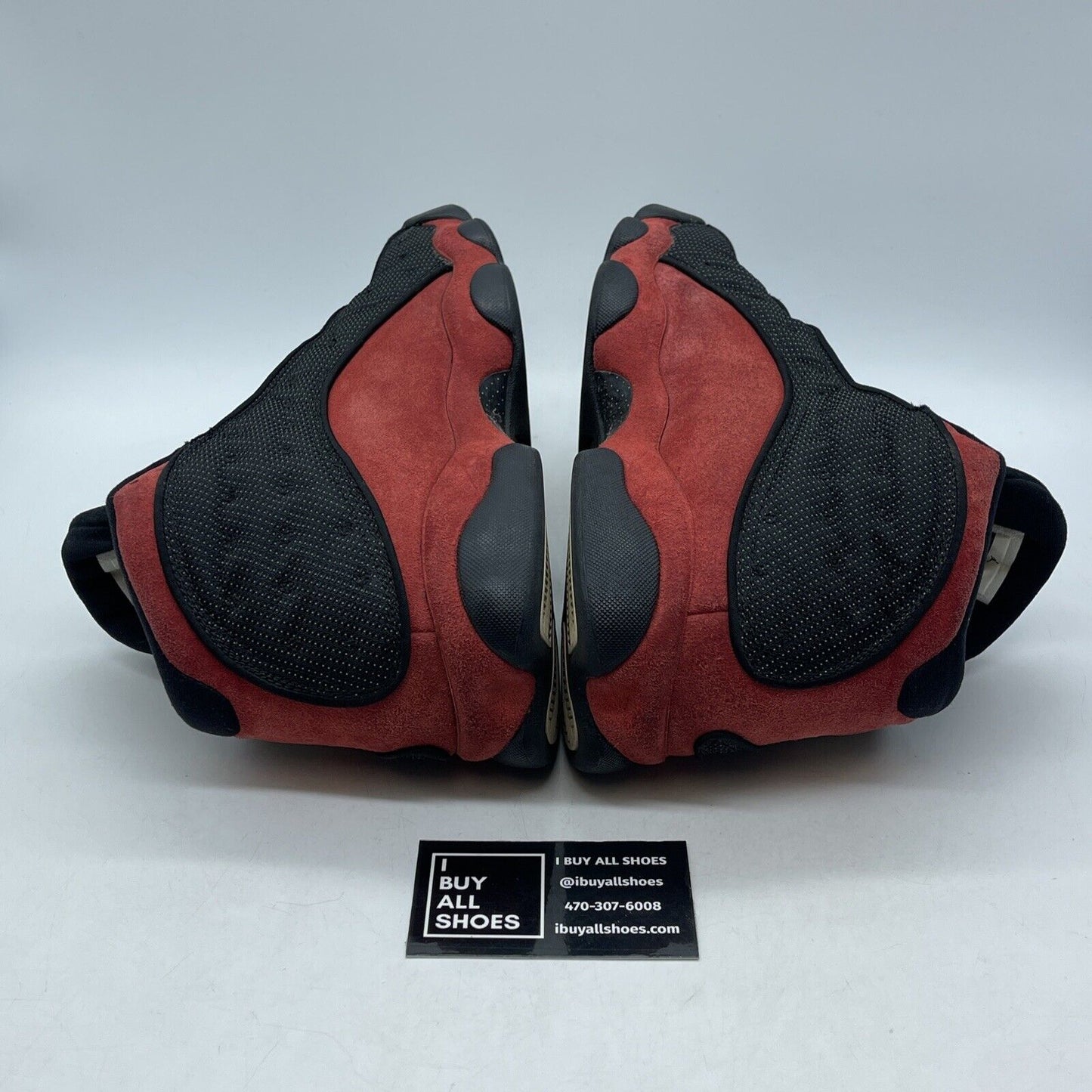 Size 10.5 - Jordan 13 Retro Bred Black Red Suede (414571-004)
