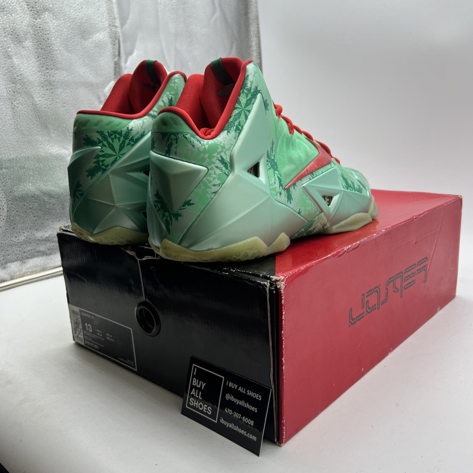 Size 13 - Nike LeBron 11 Christmas (616175-301)