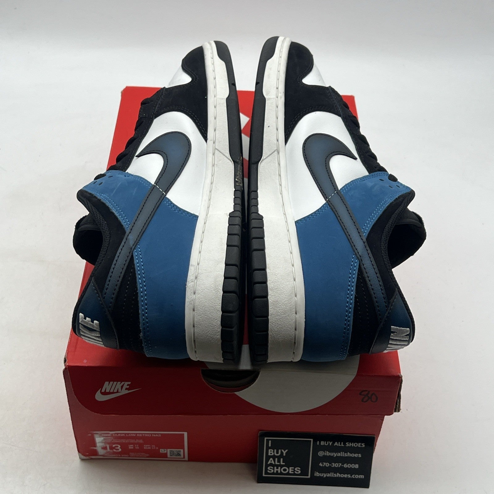 Size 13 - Nike Dunk Low Airbrush - Industrial Blue (FD6923-100)
