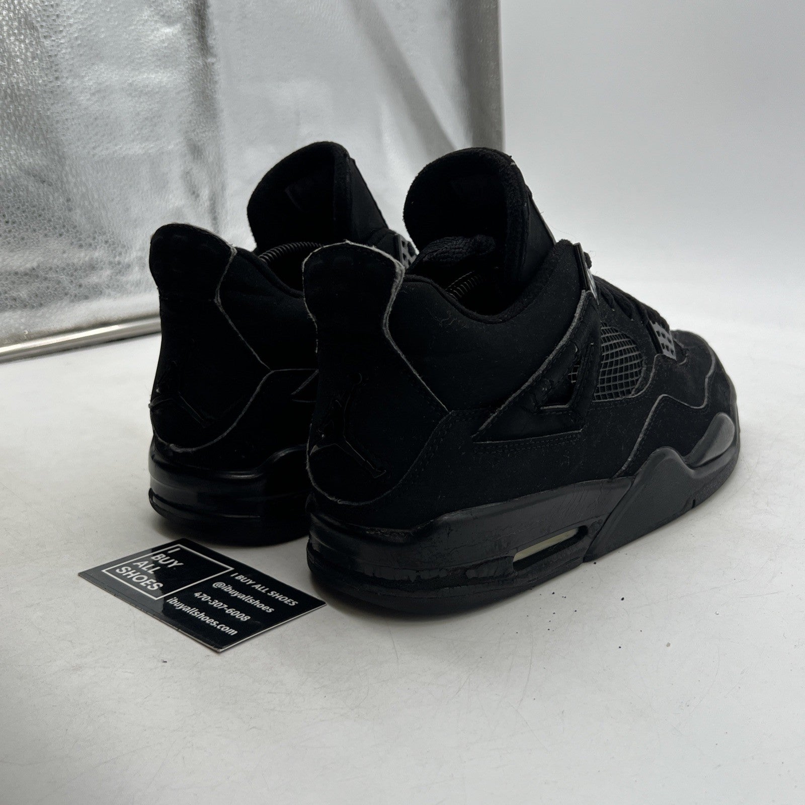 Size 9.5 - Air Jordan 4 Retro Mid Black Cat 2006 (CU1110-010)