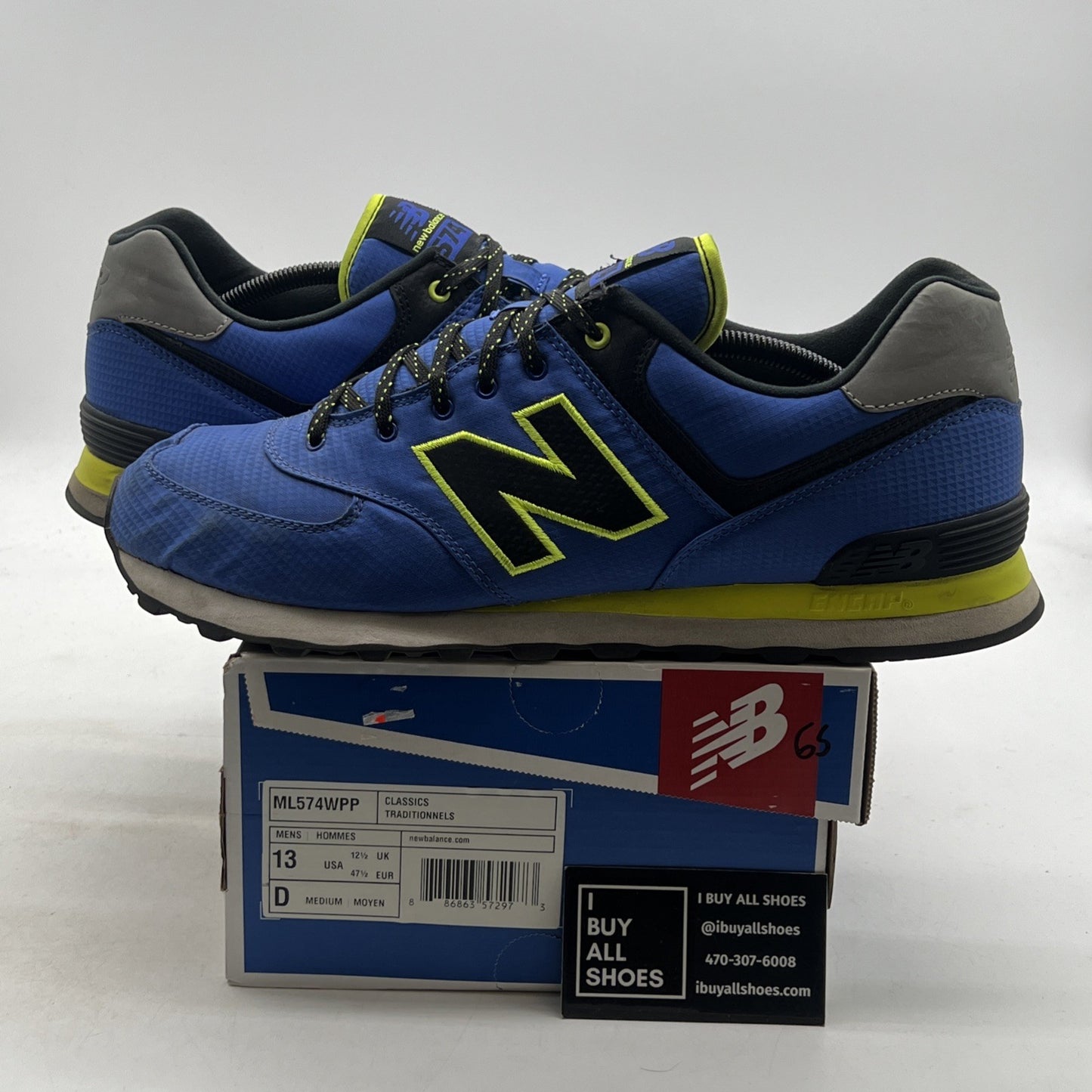 Size 13 - New Balance Blue (ML574WPP)