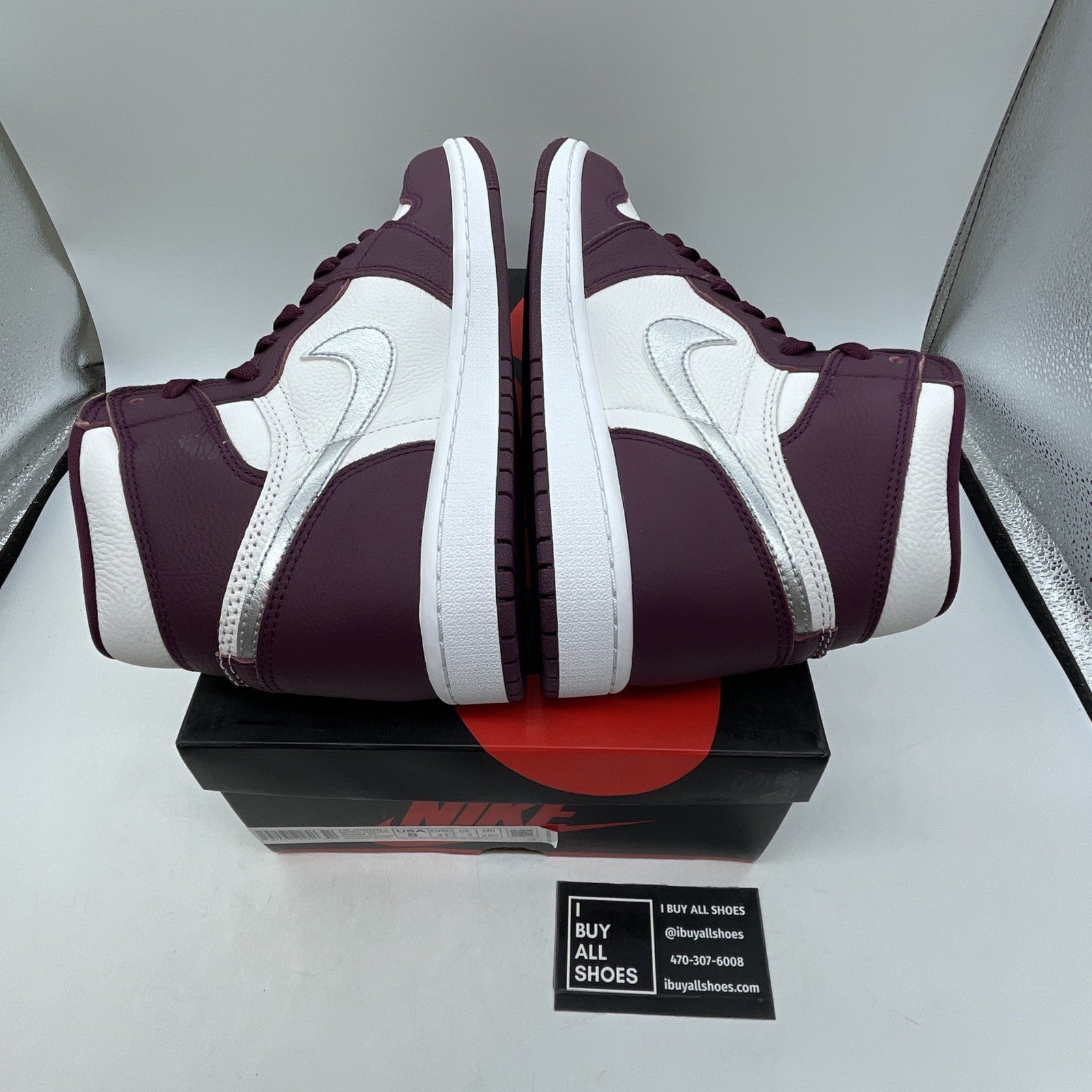 Size 8 - Air Jordan 1 Retro High OG Bordeaux (555088-611)