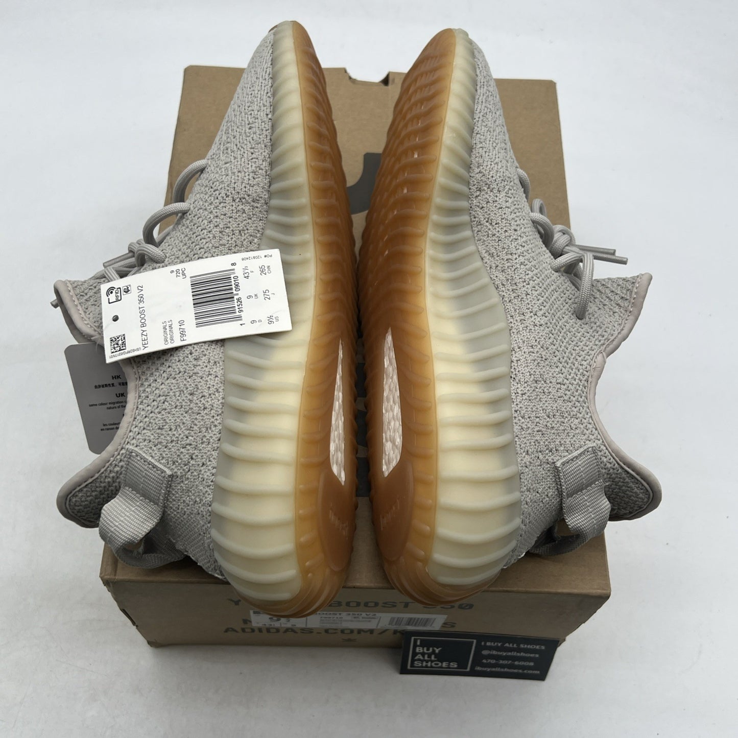 Size 9.5 - adidas Yeezy Boost 350 V2 Low Sesame (F99710)