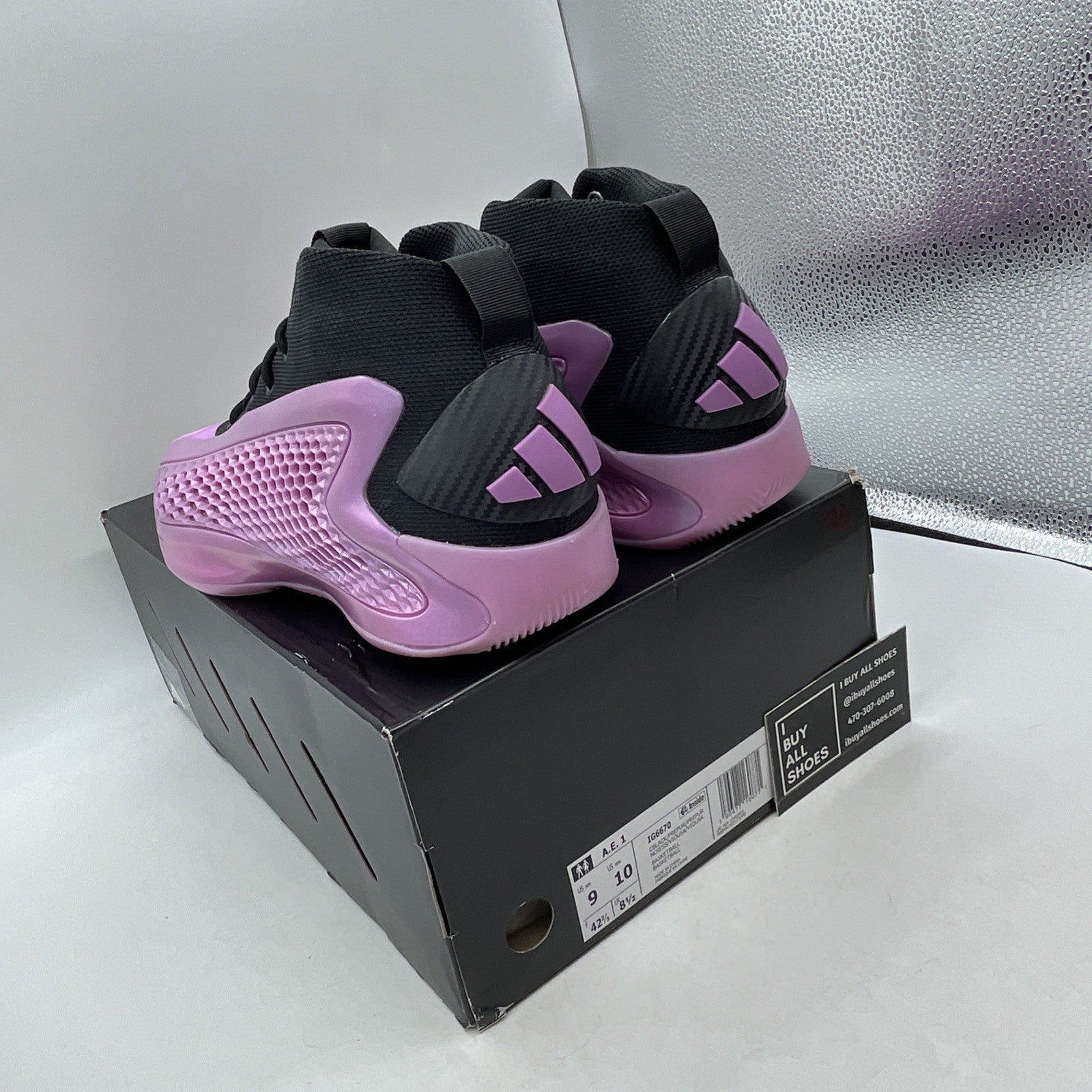 Size 9 - Adidas AE 1 Light Purple (IG6670)