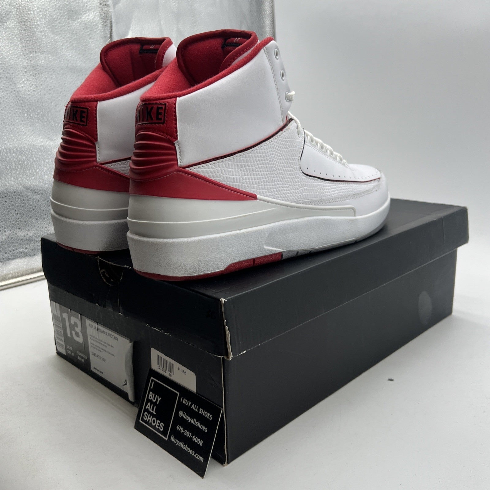 Size 13 - Air Jordan 2 Retro Chicago Home (385475-102)