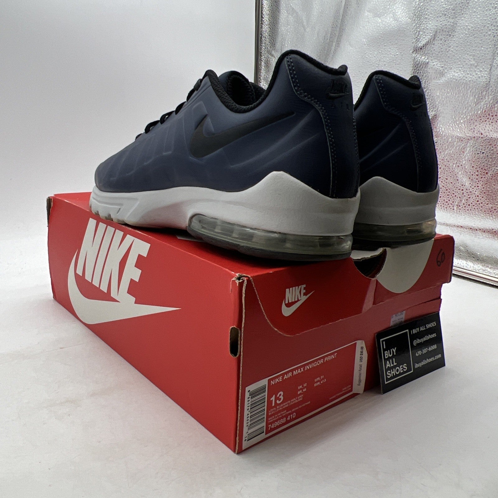 Size 13 - Nike Air Max Invigor Print Loyal Blue (749688-410)