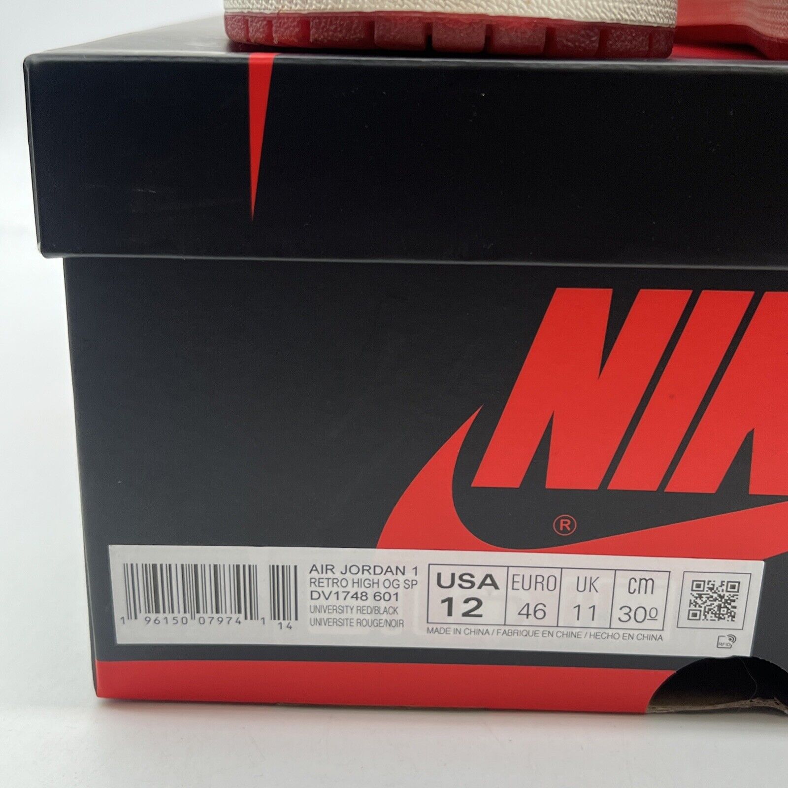 Size 12 - Air Jordan 1 Retro OG x Marvel High Next Chapter (DV1748-601)