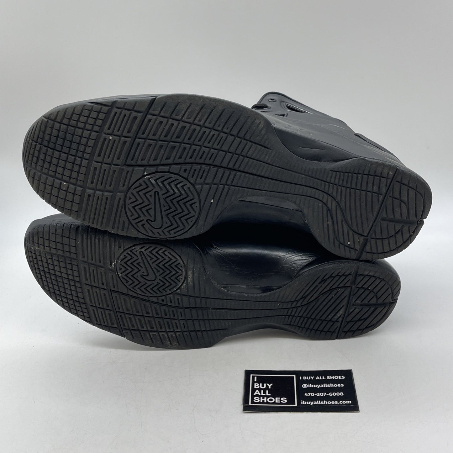 Size 12 - Nike Hyperdunk '08 Retro Triple Black Leather Suede (820321-002)