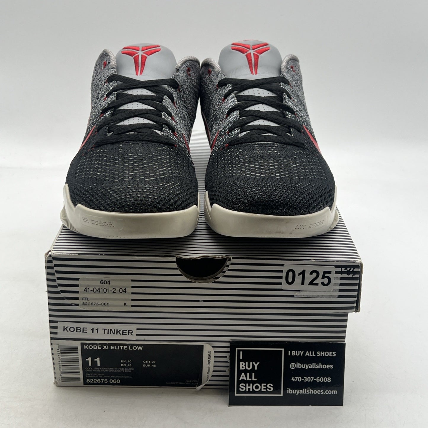Size 11 - Nike Kobe 11 Elite Low Tinker Muse (822675-060)