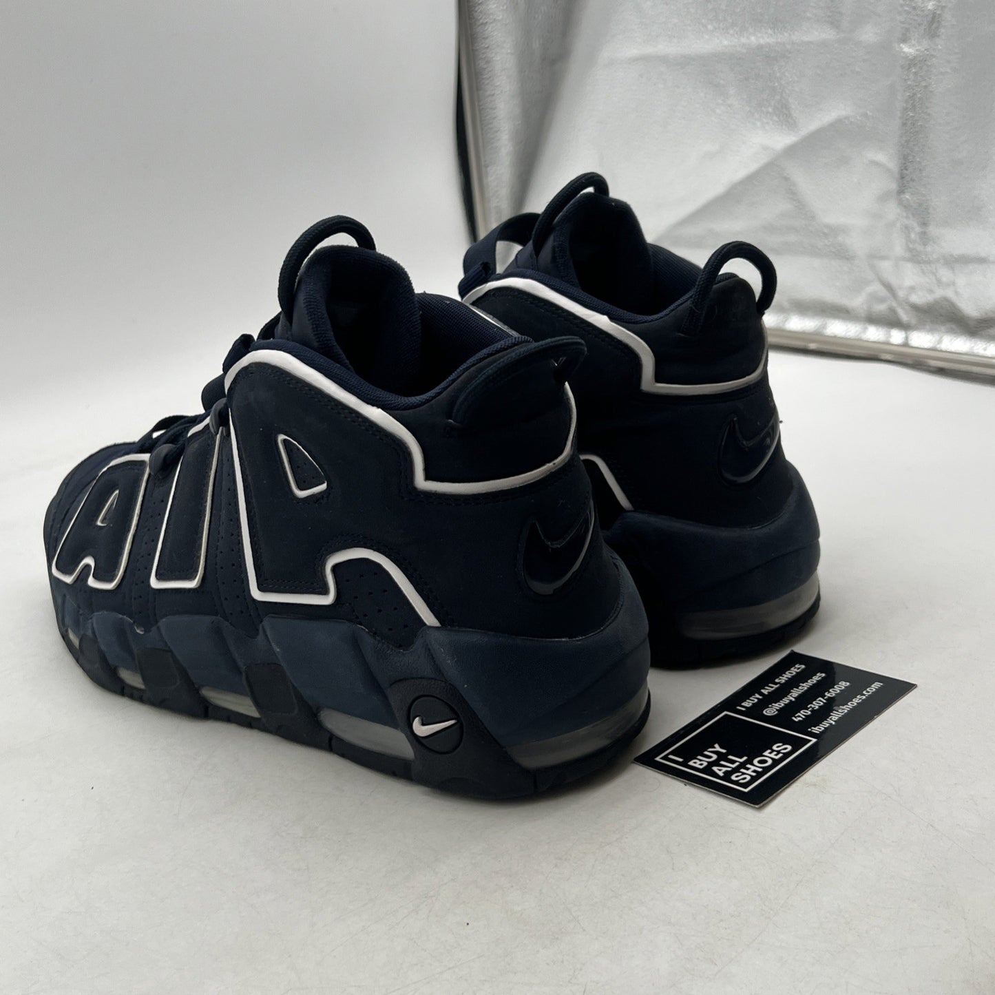 Size 12 - Nike Air More Uptempo Obsidian (921948-400)
