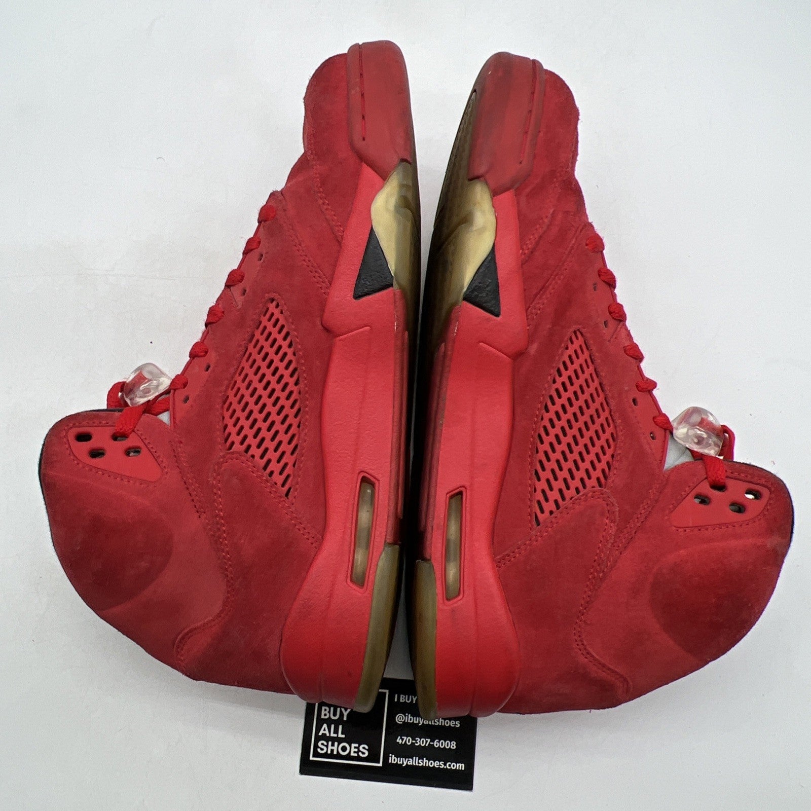 Size 11.5 - Air Jordan 5 Retro Red Suede (136027-602)