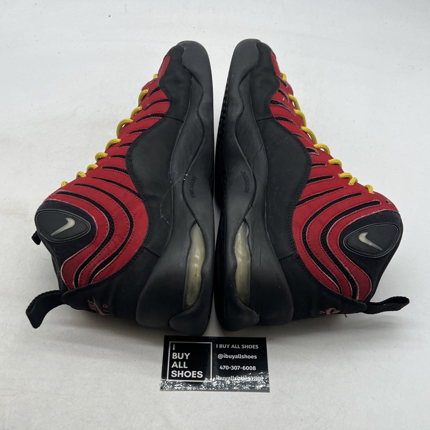 Size 10.5 - Nike Air Bakin 2013 Black Red (316383-001)