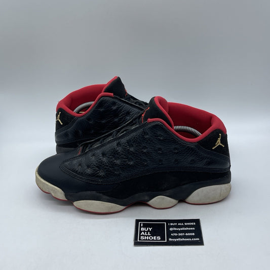 Size 10.5 - Air Jordan 13 Retro Low Bred Black (310810-027)
