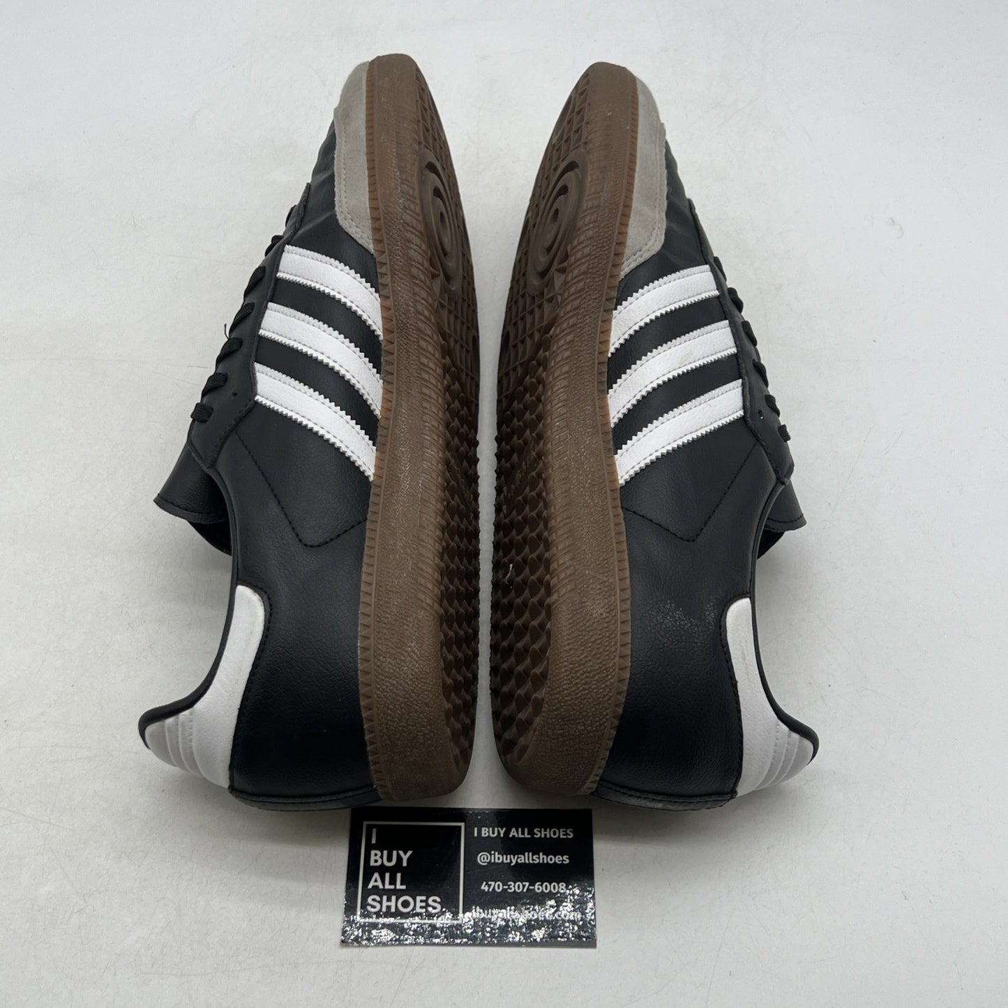 Size 14 - adidas Samba Vegan Low Black Gum (H01878)