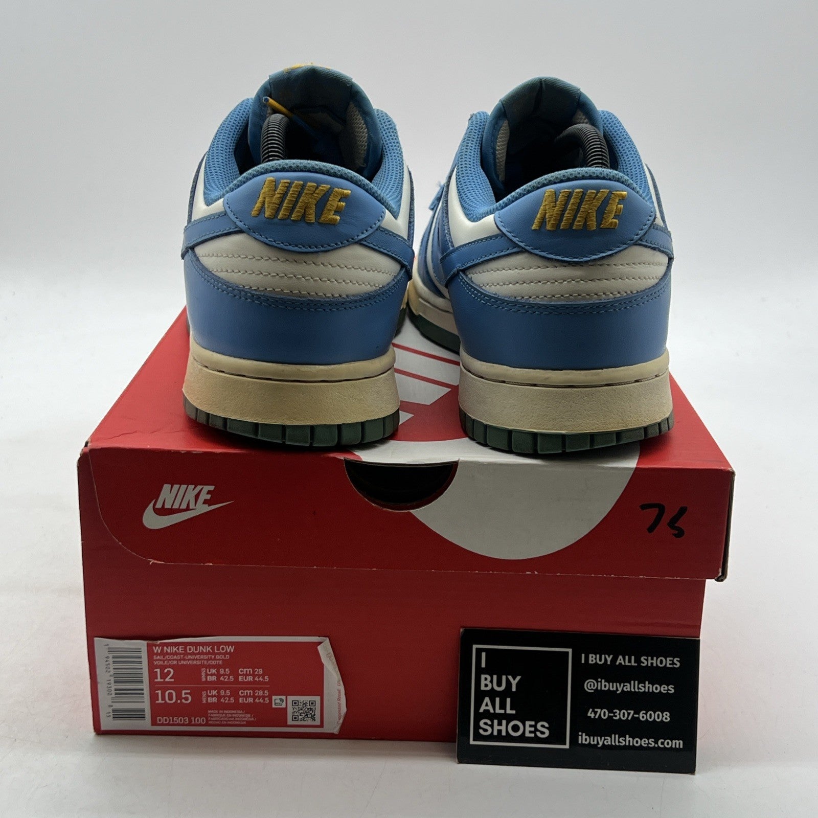 Size 12 - Nike Dunk Low Coast W (DD1503-100)