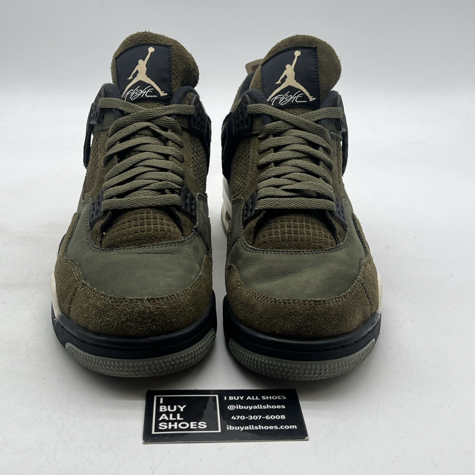 Size 11.5 - Air Jordan 4 SE Retro Low Craft - Olive (FB9927-200)
