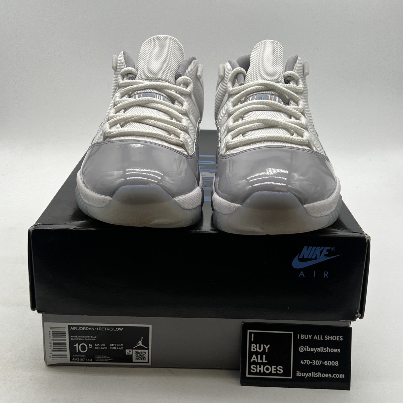 Size 10.5 - Air Jordan 11 Retro Low Cement Grey (AV2187-140)