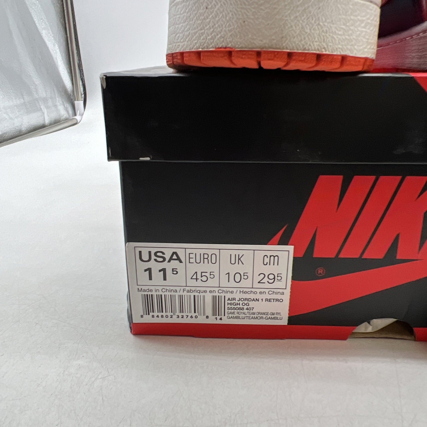 Size 11.5 - Air Jordan 1 Retro OG High Knicks (555088-407)
