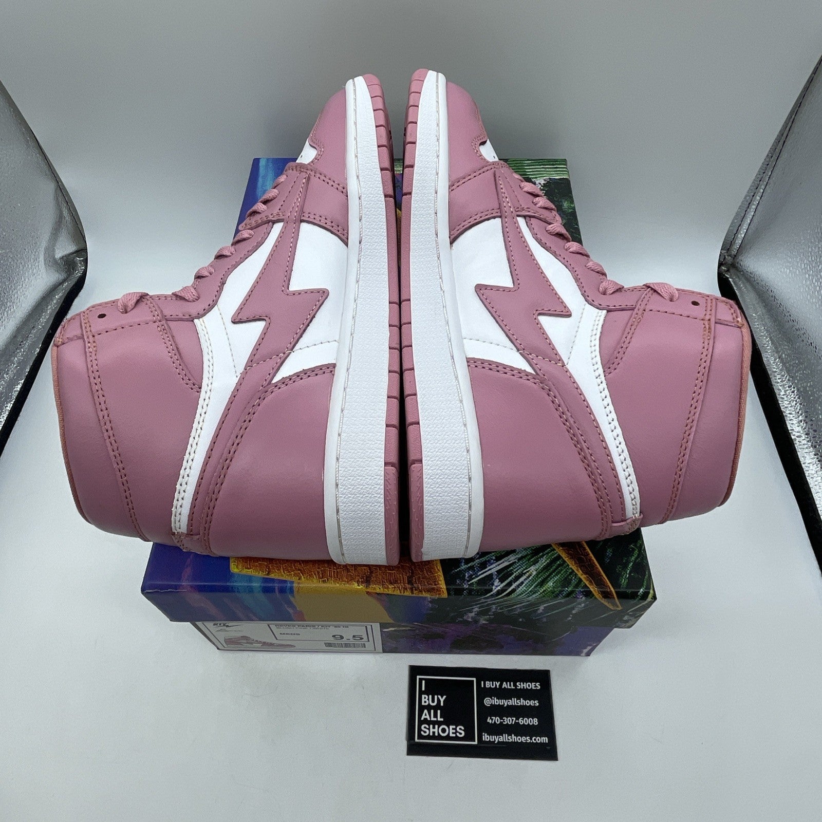 Size 9.5 - AIR KIY x REVES PARIS ‘85 HI “BLUSH PINK”