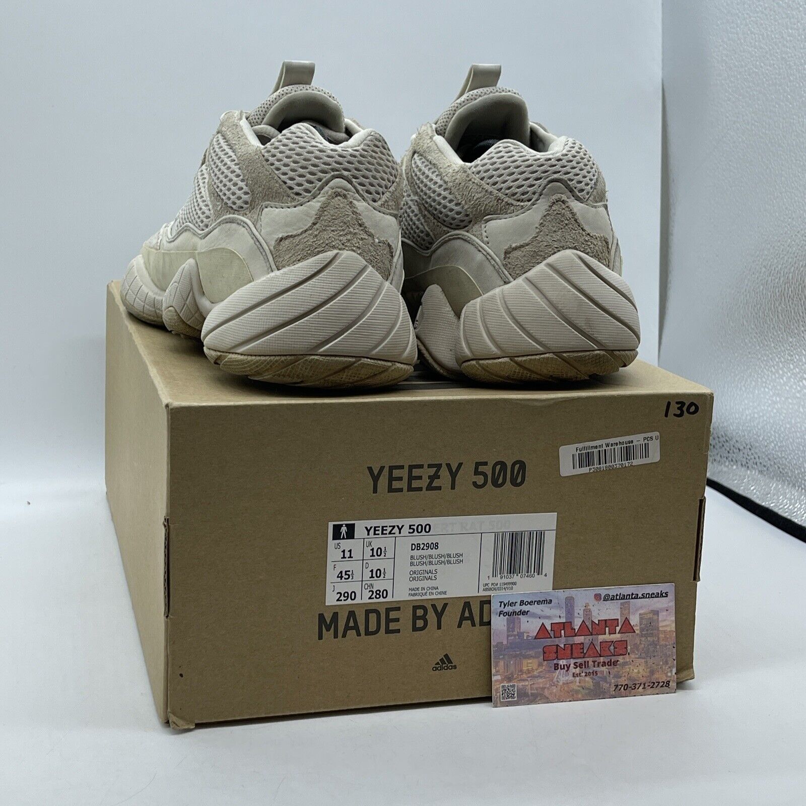 Size 11 - adidas Yeezy 500 Blush Brown Suede Leather (DB2908)