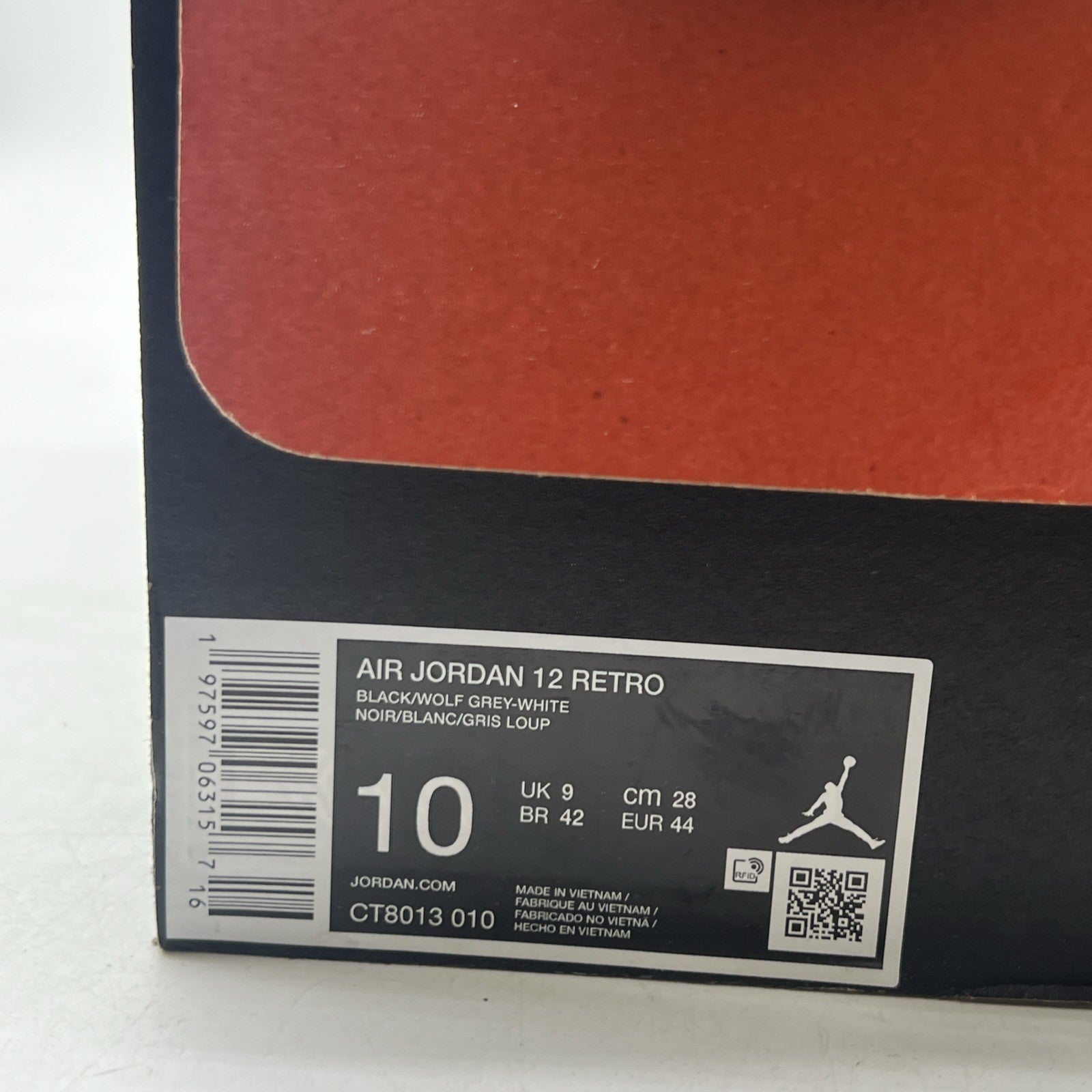 Size 10 - Air Jordan 12 Retro Barons (CT8013-010)