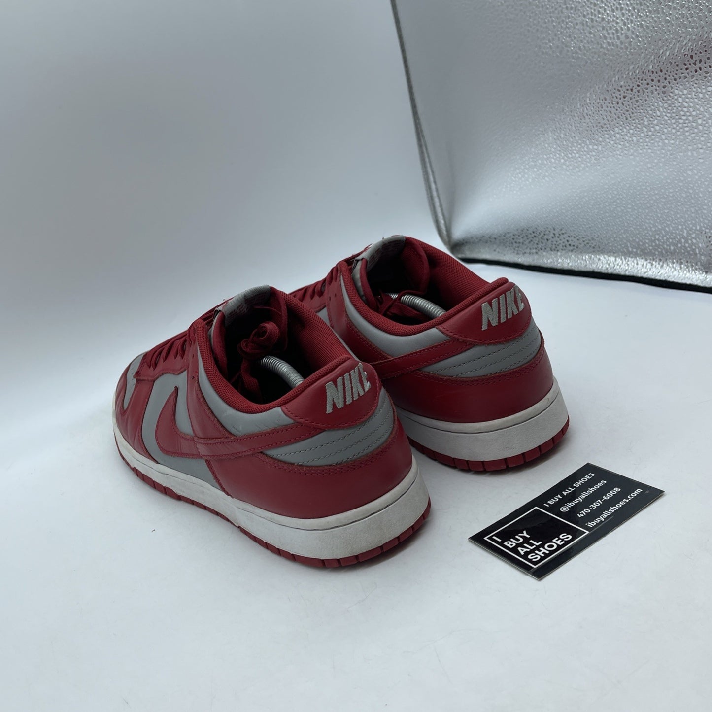 Size 14 - Nike Dunk Low SP UNLV Red Grey Leather (DD1391-002)