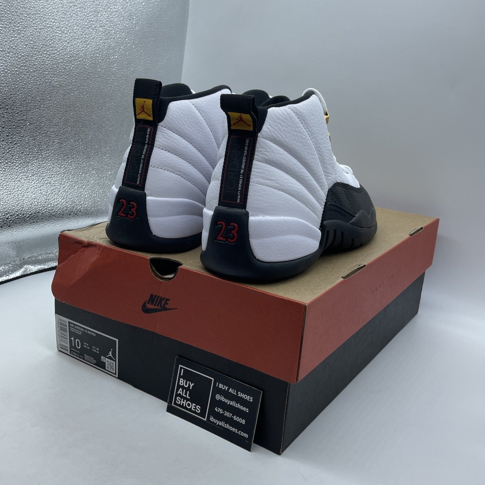 Size 10 - Air Jordan 12 Retro 2025 Taxi (CT8013-117)