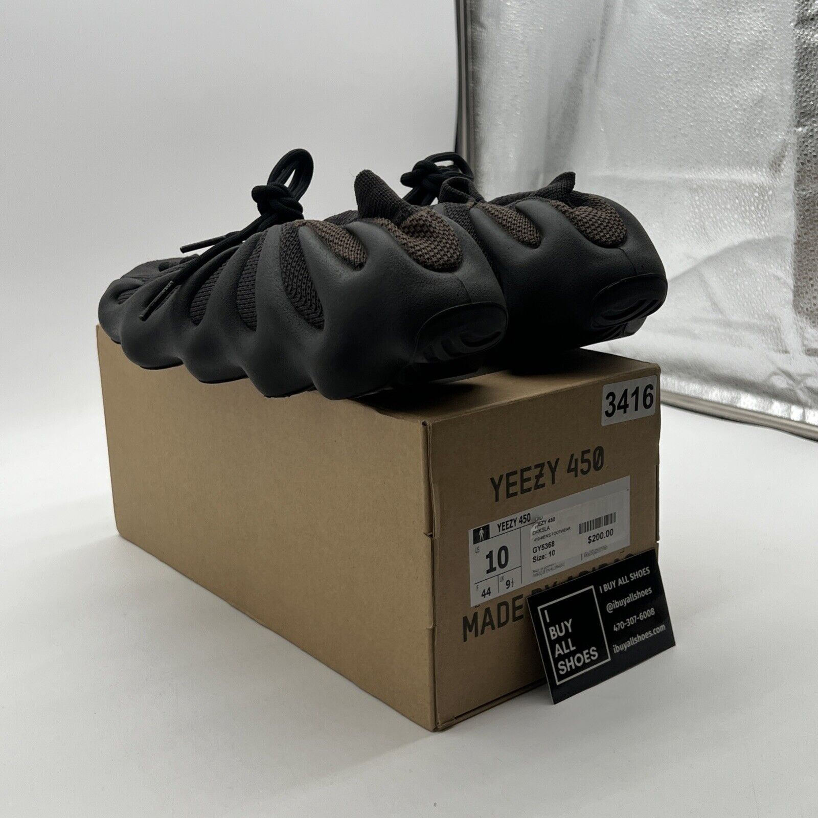 Size 10 - Adidas Yeezy 450 Dark Slate - (GY5368)