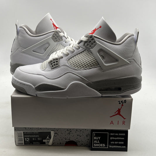 Size 12 - Air Jordan 4 Retro Mid White Oreo (CT8527-100)
