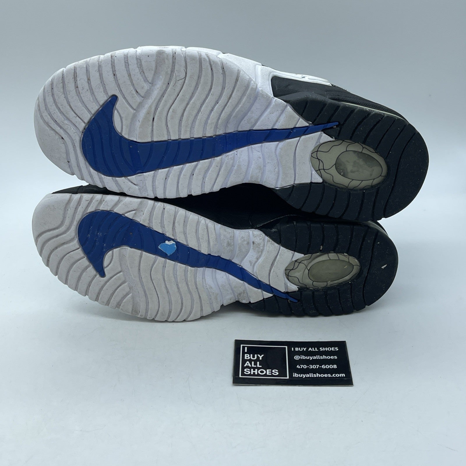 Size 9 - Nike Air Max Penny 1 2011 Orlando Black Blue Suede (311089-001)