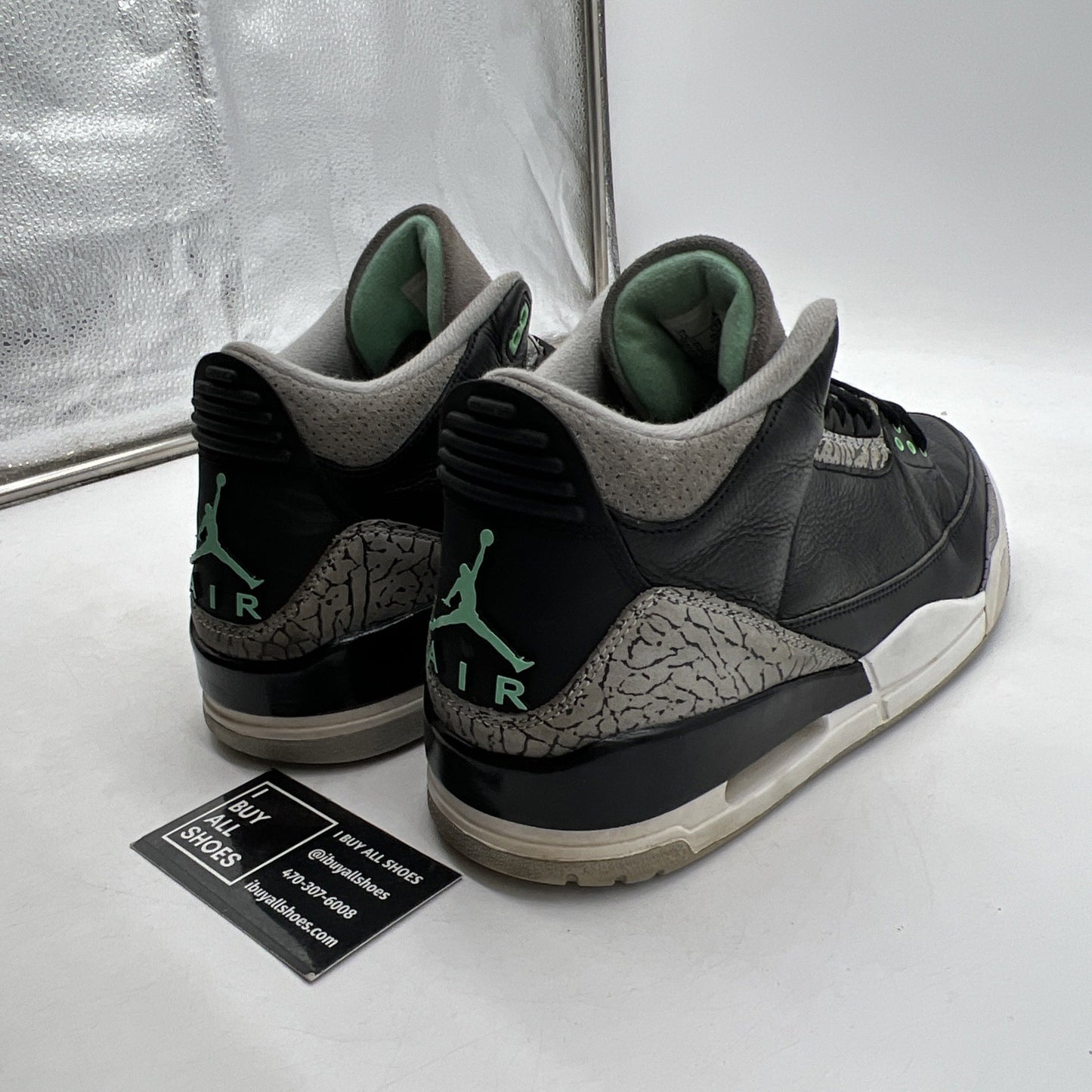 Size 12 - Air Jordan 3 Retro Green Glow (CT8532-031)