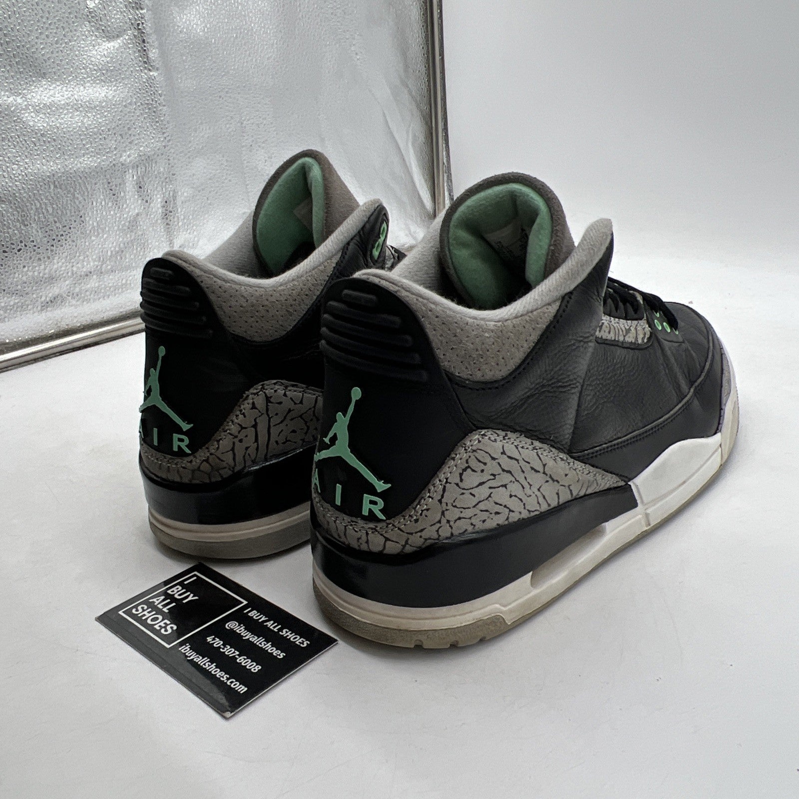 Size 12 - Air Jordan 3 Retro Green Glow (CT8532-031)