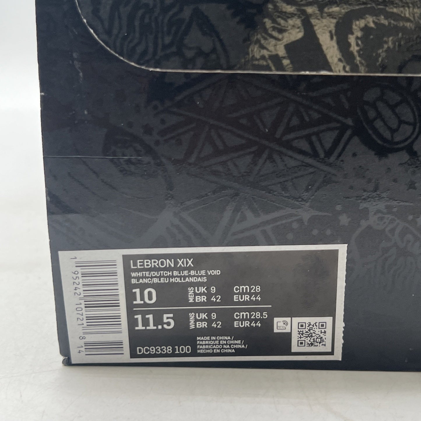 Size 10 - New Nike Lebron 19 Space Jam White Blue Men's Basketball (DC9338-100)