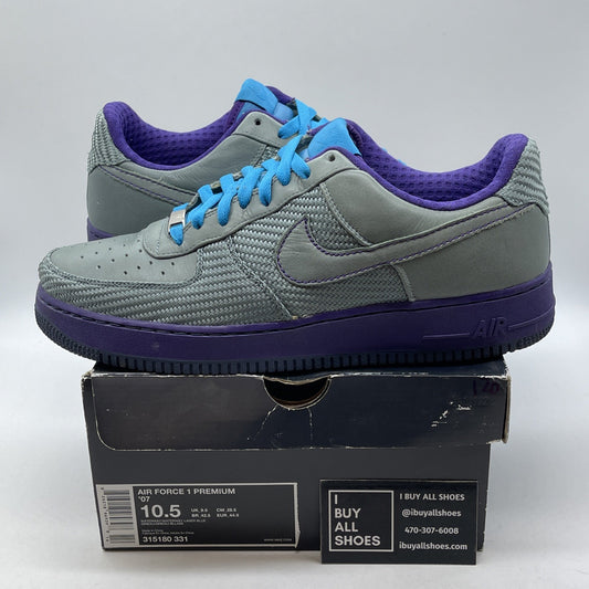 Size 10.5 - Nike Air Force 1 Premium 07 Japan Grey Suede Leather (315180-331)