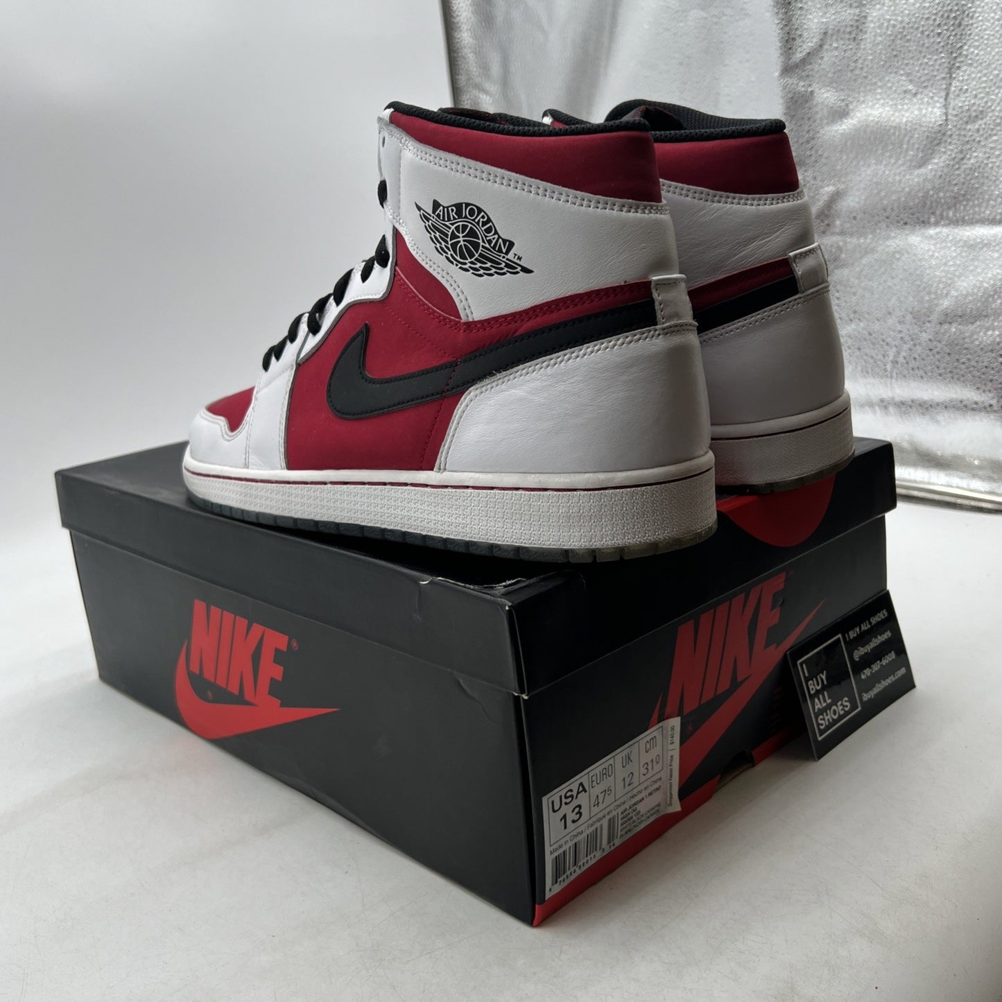 Size 13 - Air Jordan 1 Retro OG High Carmine (555088-123)